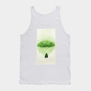 GREEN LEAF BOAT Tank Top